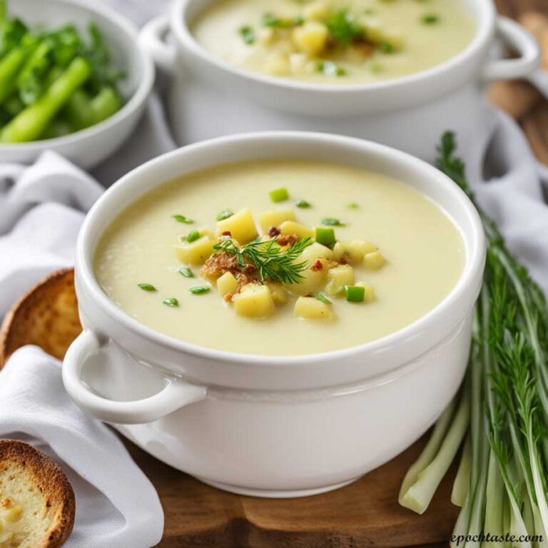 Delicious Potato and Leek Soup Without Cream Healthy and Creamy Alternatives Food recipe