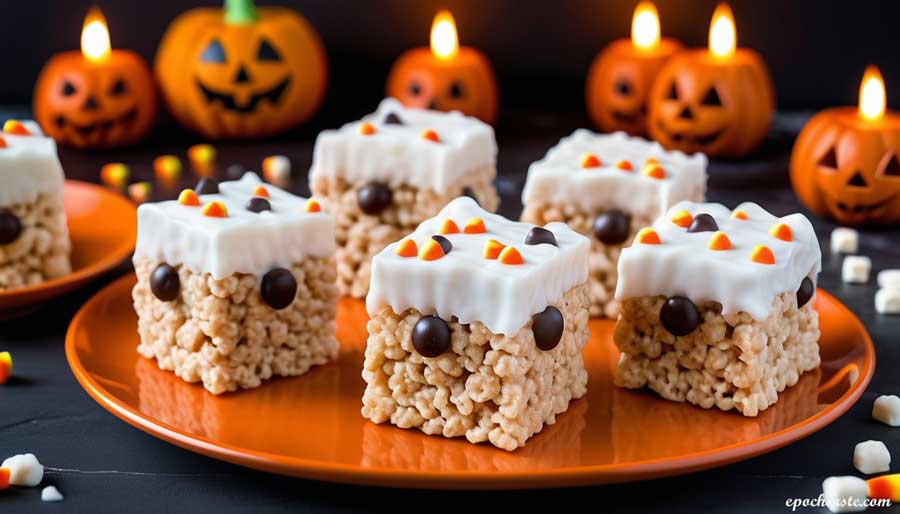 Spooktacular Delights: Halloween Rice Krispies Treats Recipes - Food recipe
